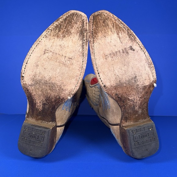 Vintage Corral Cowboy Boots with Hearts and‎ Wings Kids 2.5T Cowgirl Boots Rodeo - Picture 7 of 9